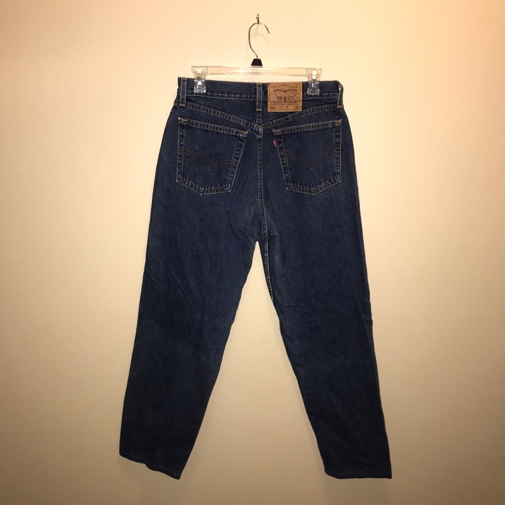 Levi high rise jeans dark wash